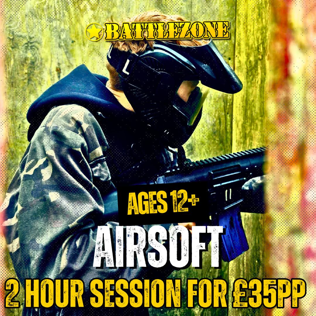 Battlezone Paintball Ltd Facebook ad: Tactical Fun for Adrenaline Seekers