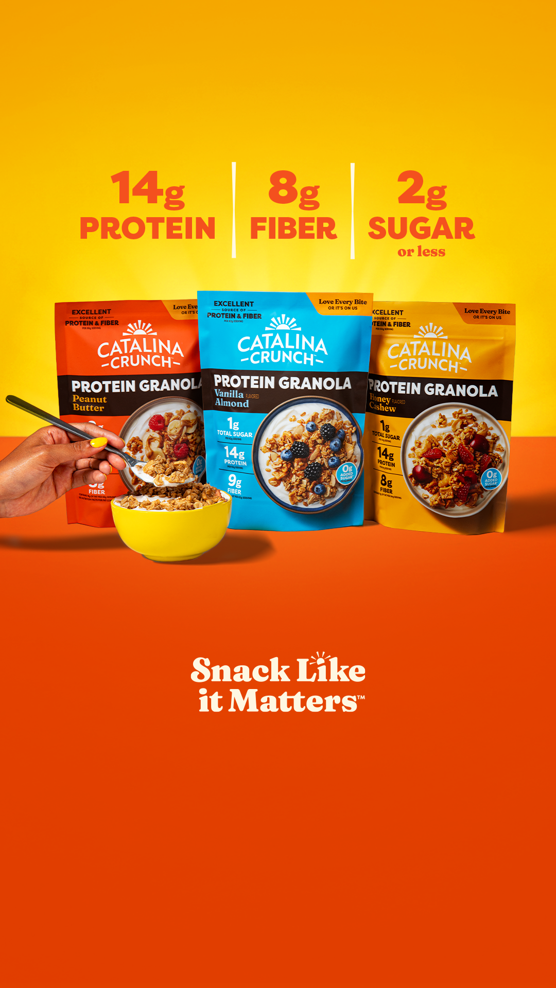 Catalina Crunch Facebook ad