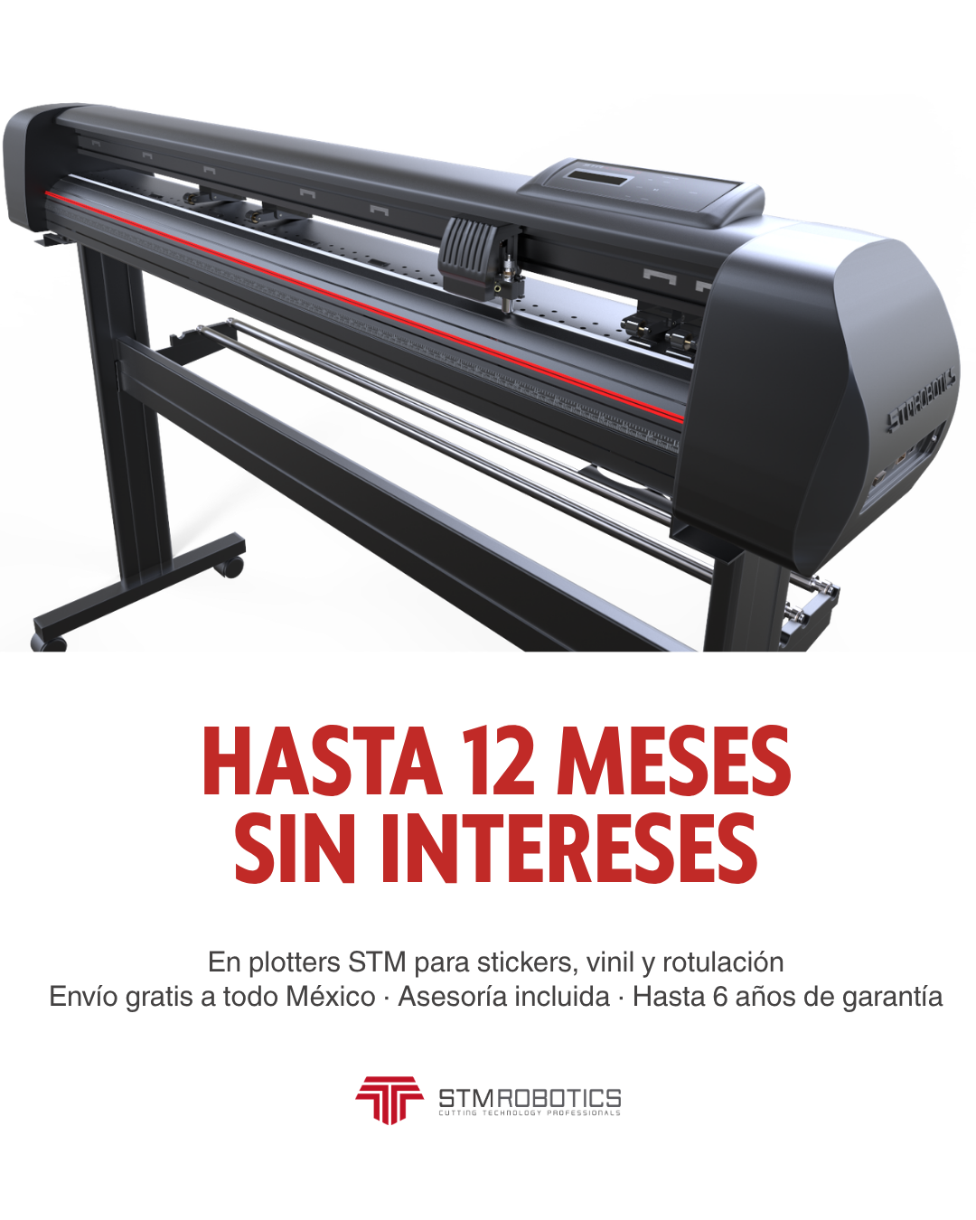 STM Robotics Store Facebook ad: Grandes Descuentos en Plotters