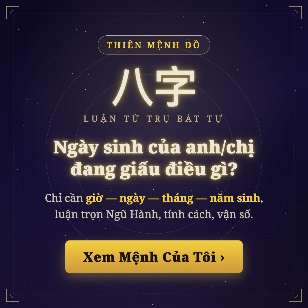 Hạnh Phạm · An Nhiên Facebook ad: Lá Số Tứ Trụ từ giờ sinh của bạn