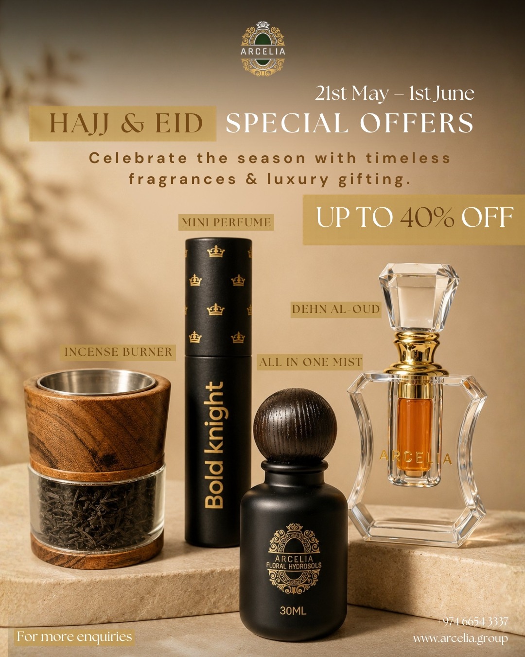 Arcelia Group Facebook ad: ORDER NOW