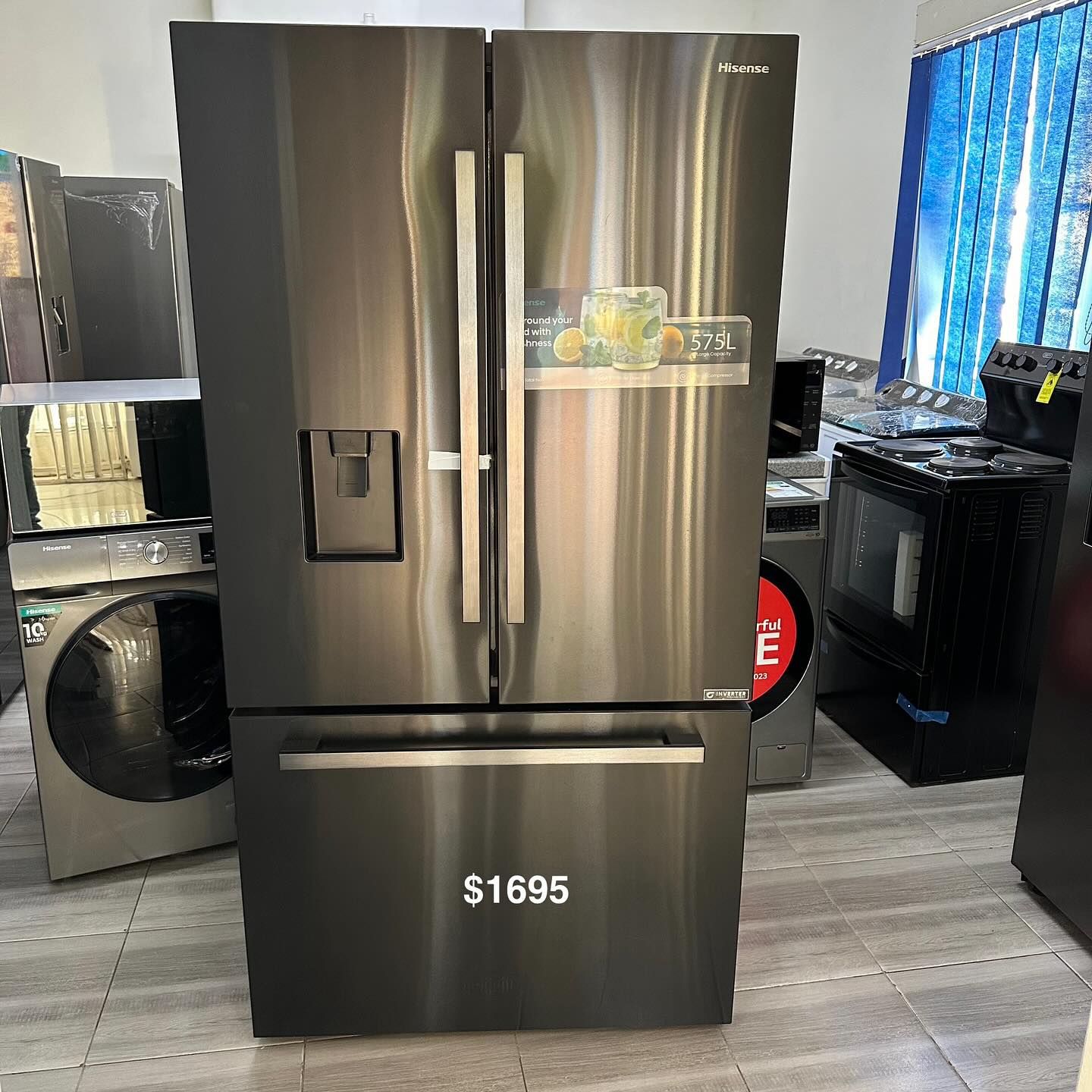 Tvopa Ultra Pixels Facebook ad: Hisense Fridges Available In Stock On Offer.