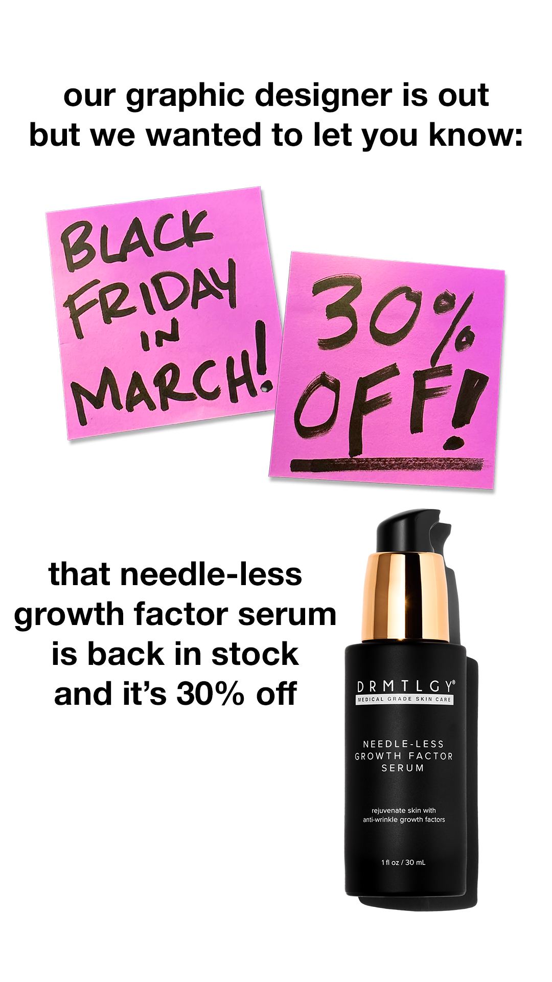 DRMTLGY Facebook ad