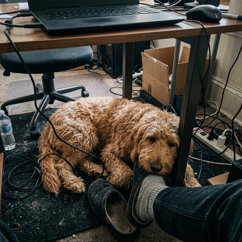 Nancy Nichols Facebook ad: I Watched My Dog Suffer From My Desk