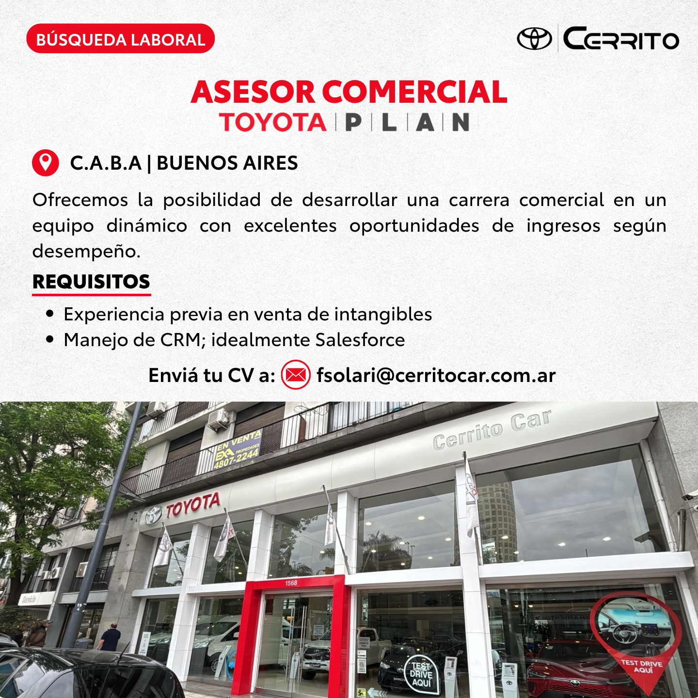 Toyota Cerrito Car Facebook ad from Jul 24, 2026