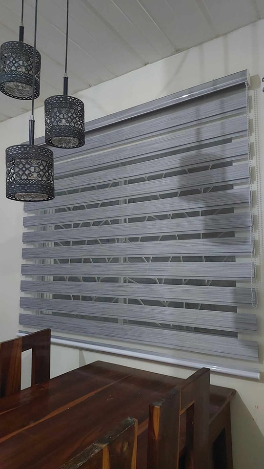 Andrei Window blinds & Shades Facebook ad: Installed at savannah subdivision semi block out gray…