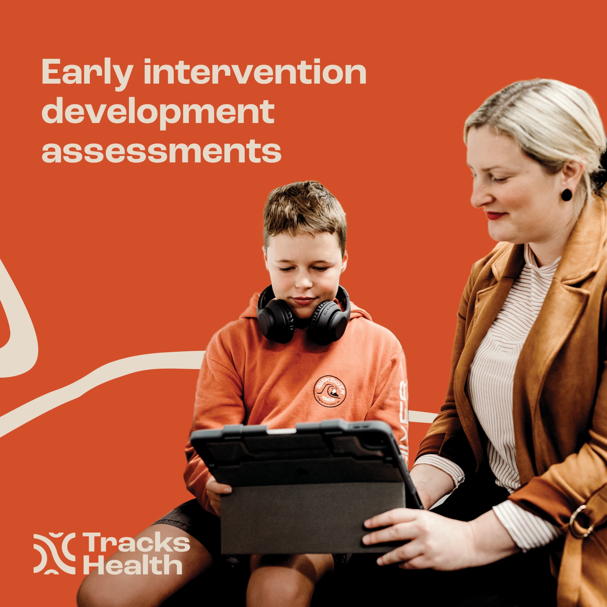 TracksHealth Facebook ad: Early Intervention Developmental Assessments to support…