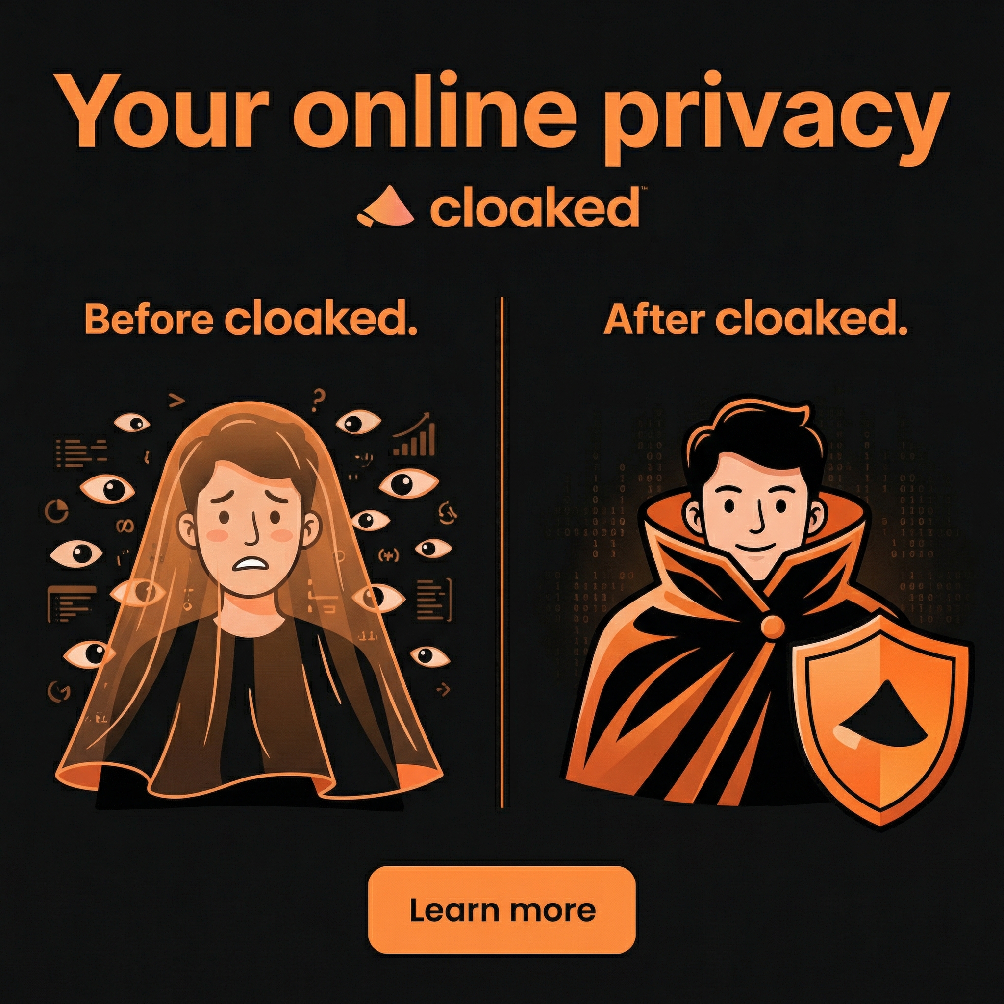 Cloaked Inc. Facebook ad