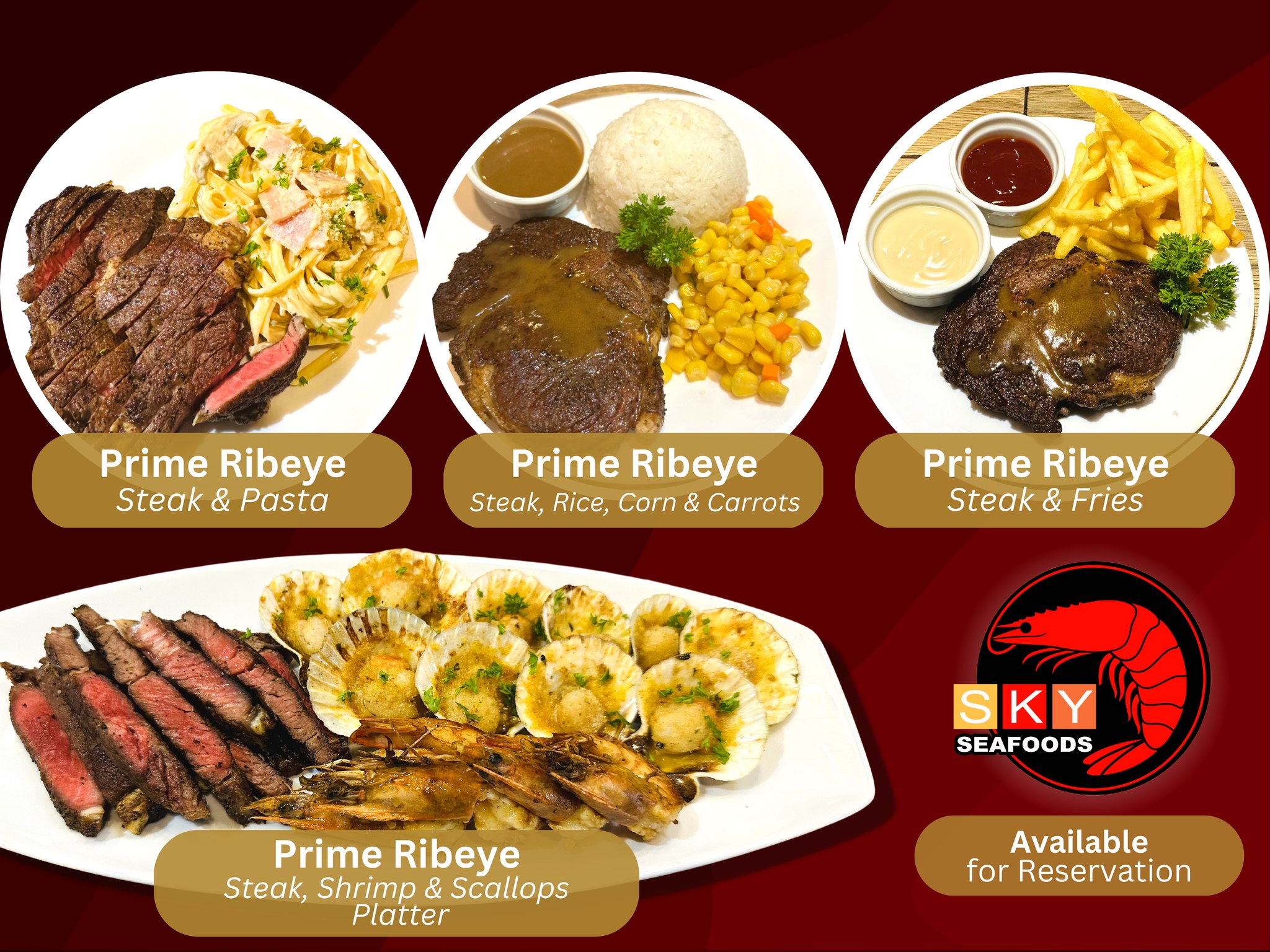 Sky Seafood Facebook ad