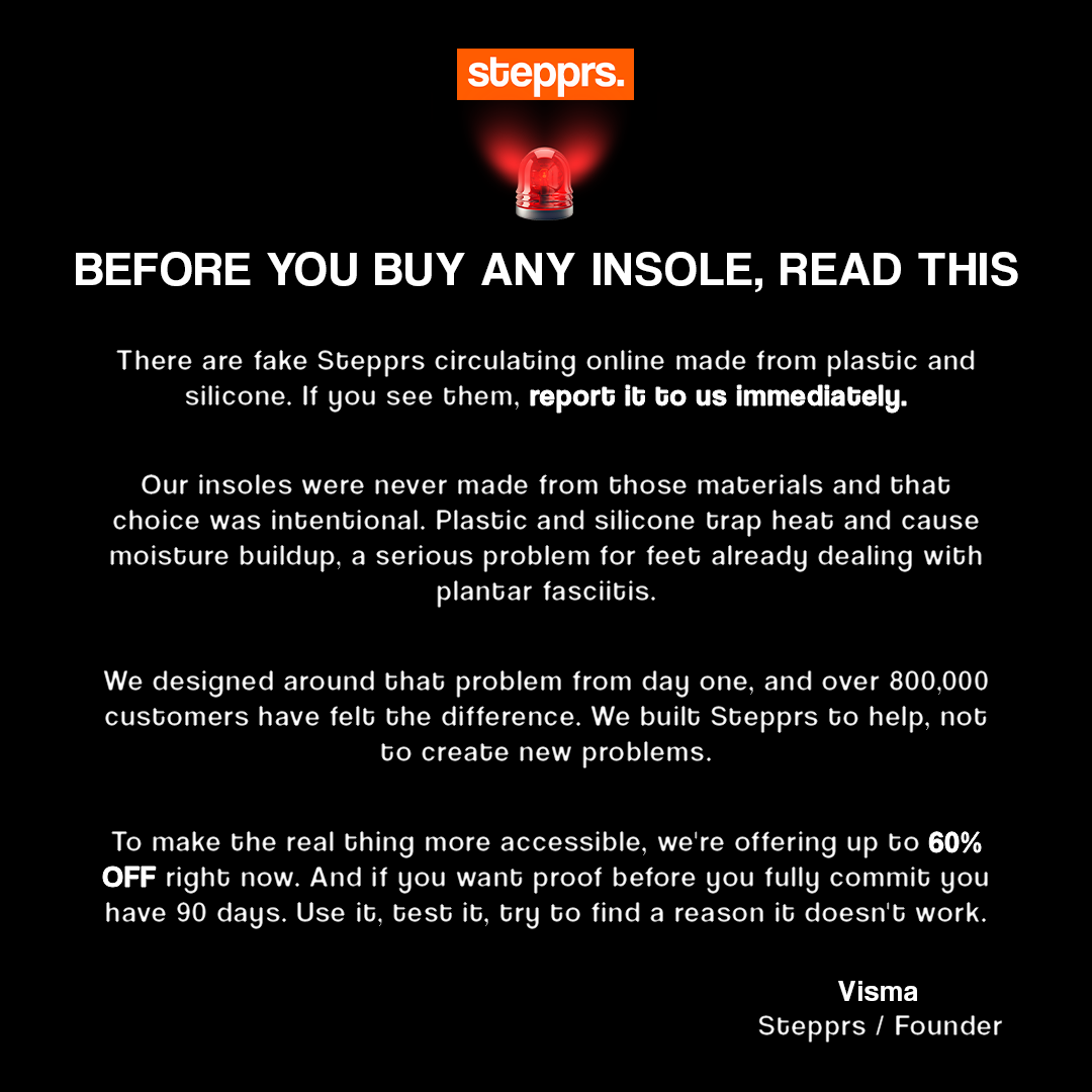 Stepprs Facebook ad