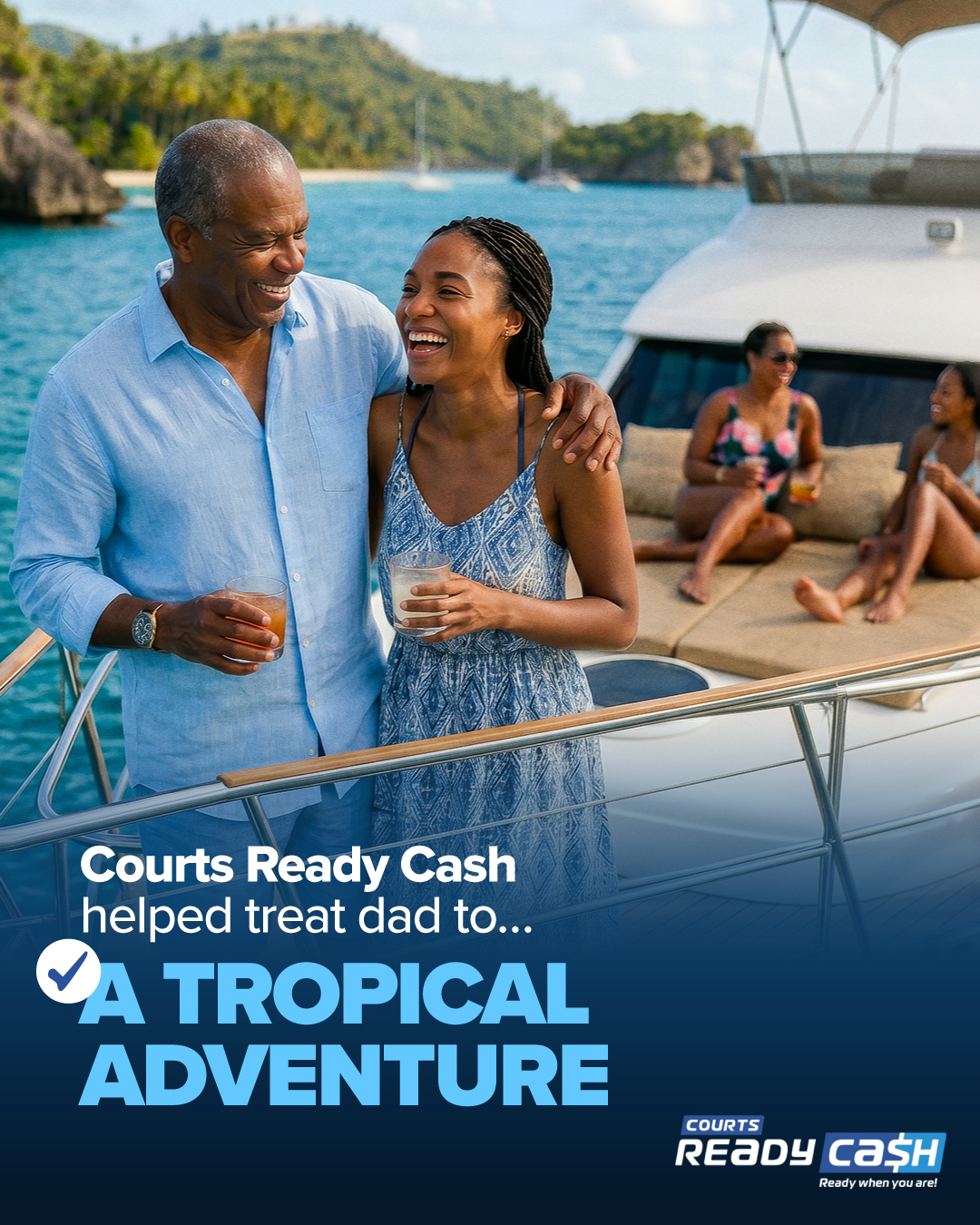 Courts Ready Cash Barbados Facebook ad: Easy, Affordable and Flexible Fast Cash from Courts…