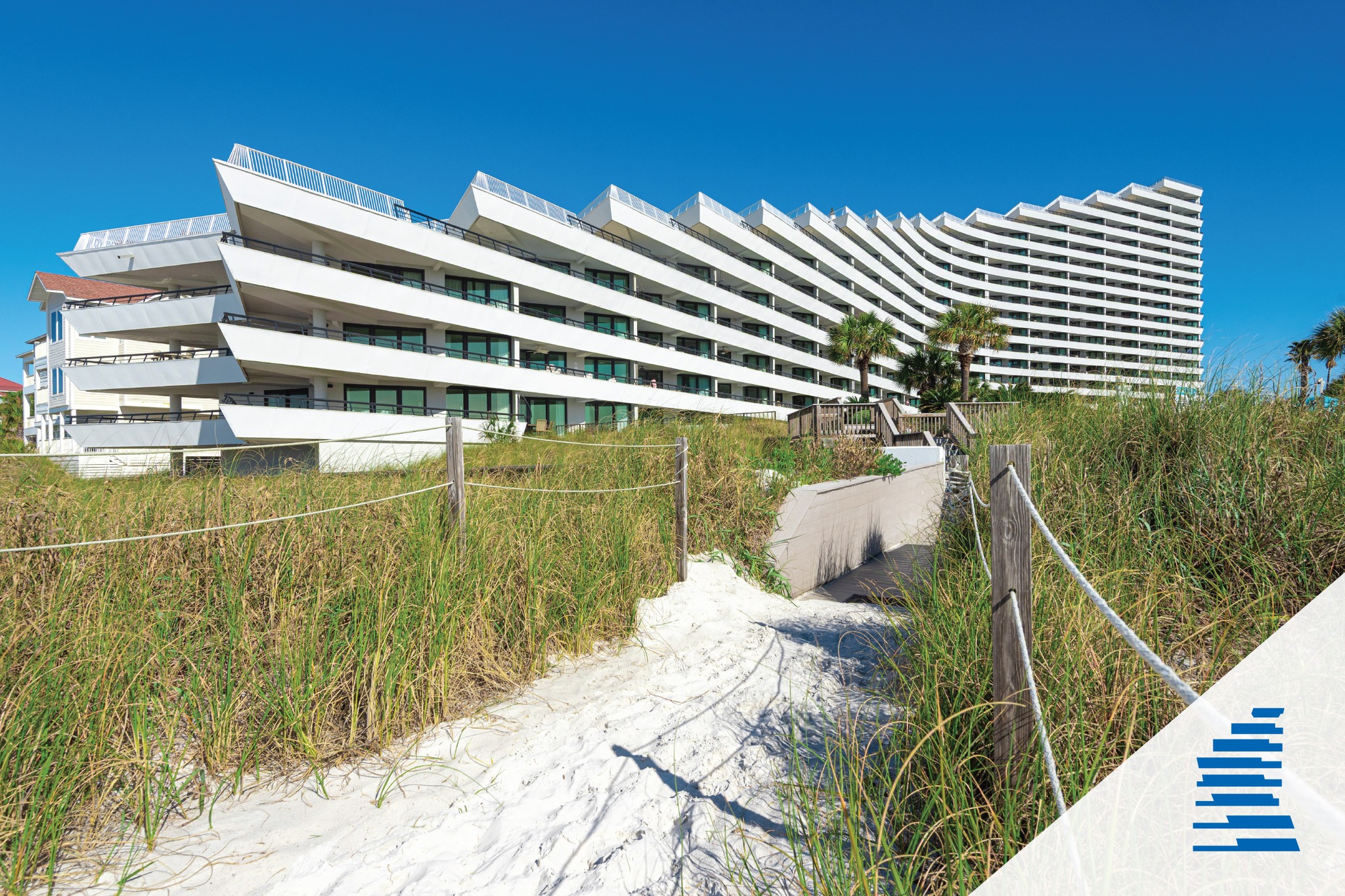 Edgewater Beach Condominium Facebook ad: Escape to Paradise.