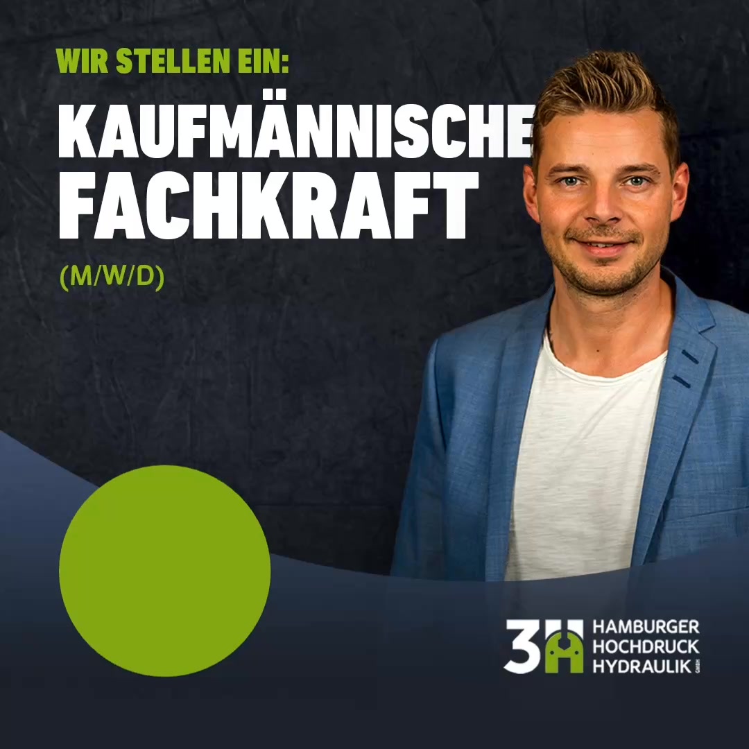 Hamburger Hochdruck Hydraulik GmbH Facebook ad: Kaufmännische Fachkraft (m/w/d) in Bergedorf gesucht!