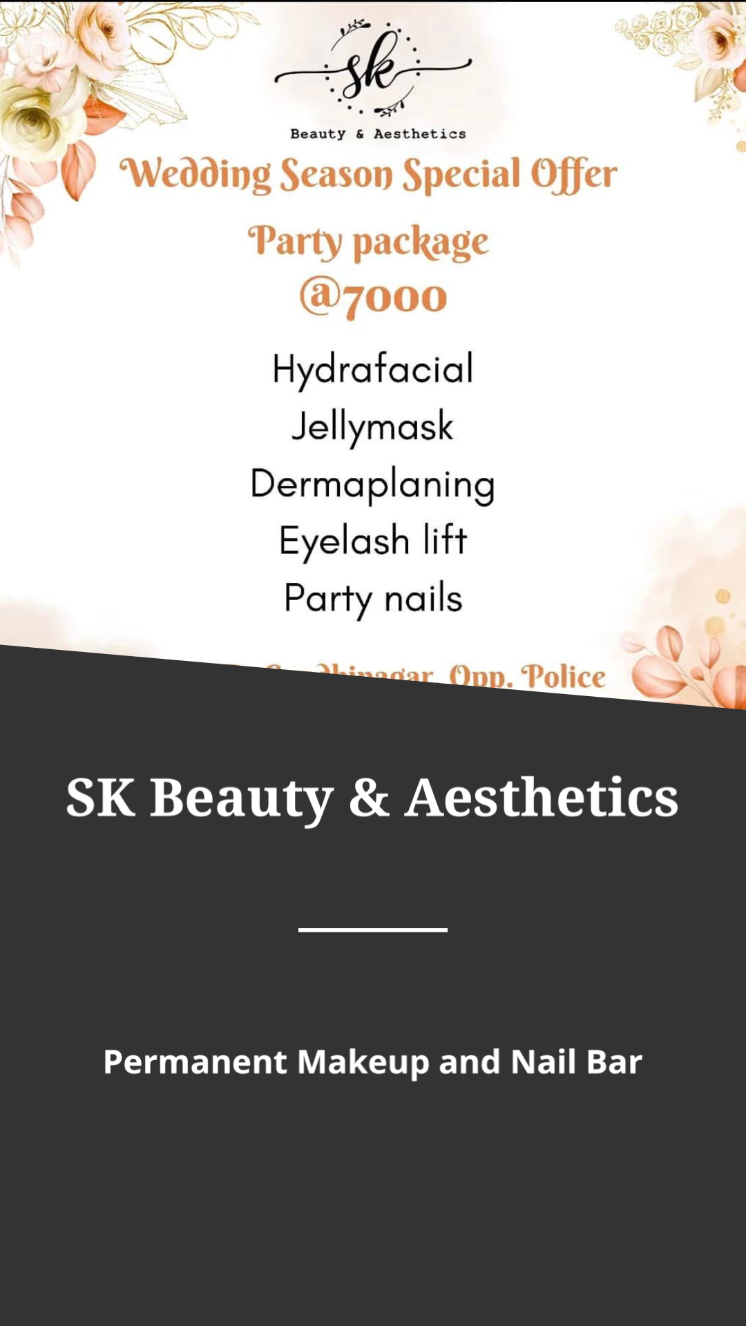 SK Beauty & Aesthetics Facebook ad from Jan 10, 2026