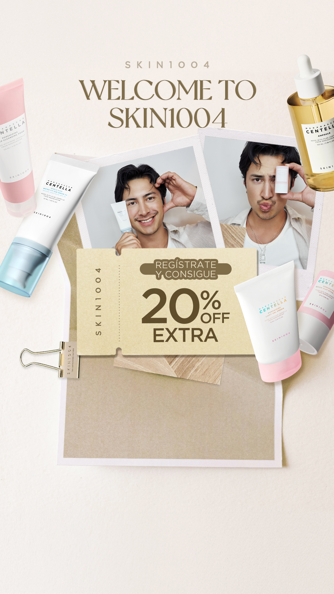 SKIN1004 Facebook ad: Get EXTRA 20% Off