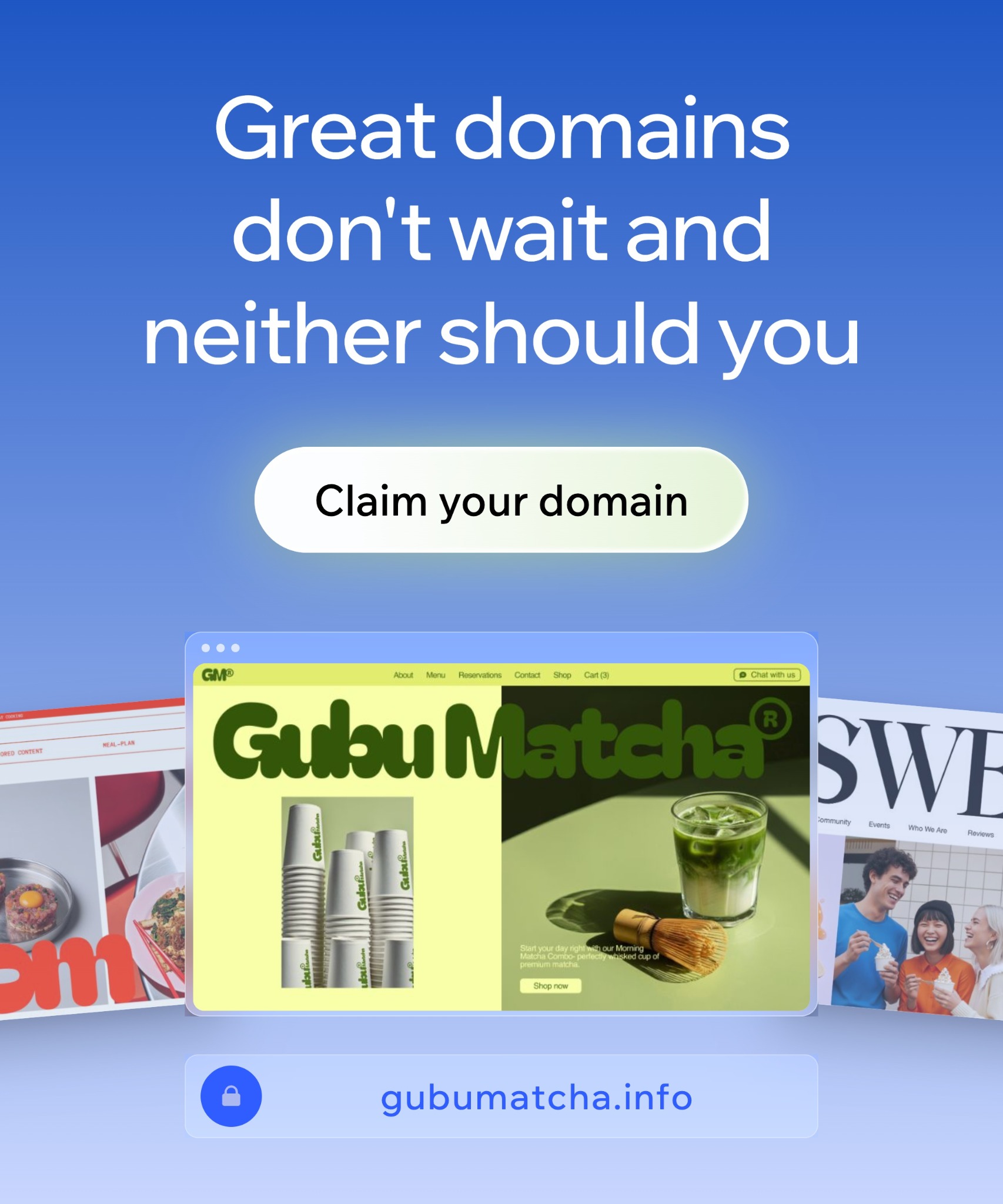 Wix Facebook ad