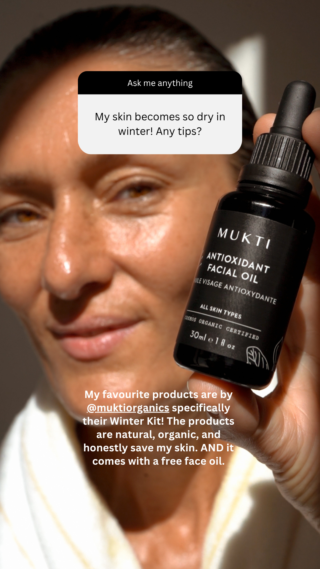Mukti Organics Facebook ad