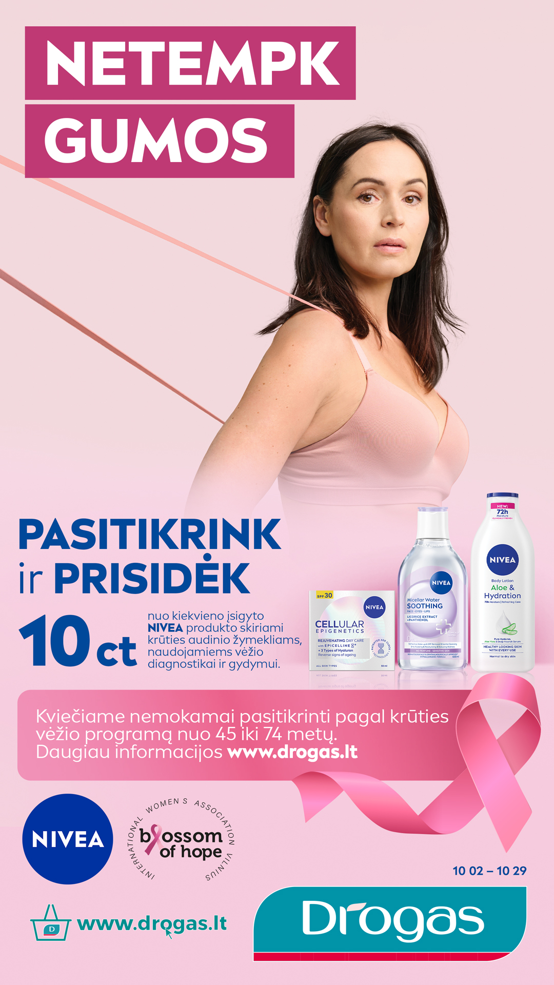 DrogasLietuva Facebook ad: Pasitikrink ir prisidėk