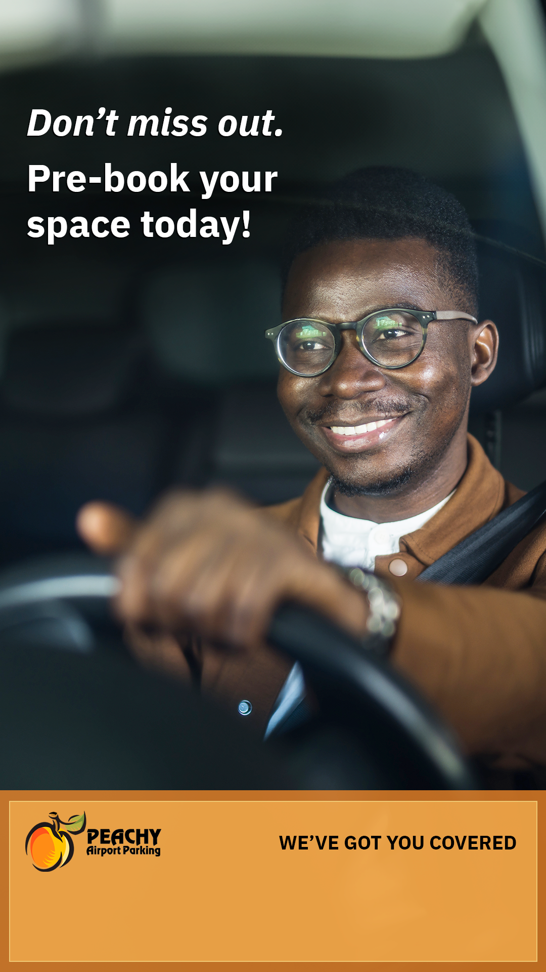 Peachy Airport Parking Facebook ad