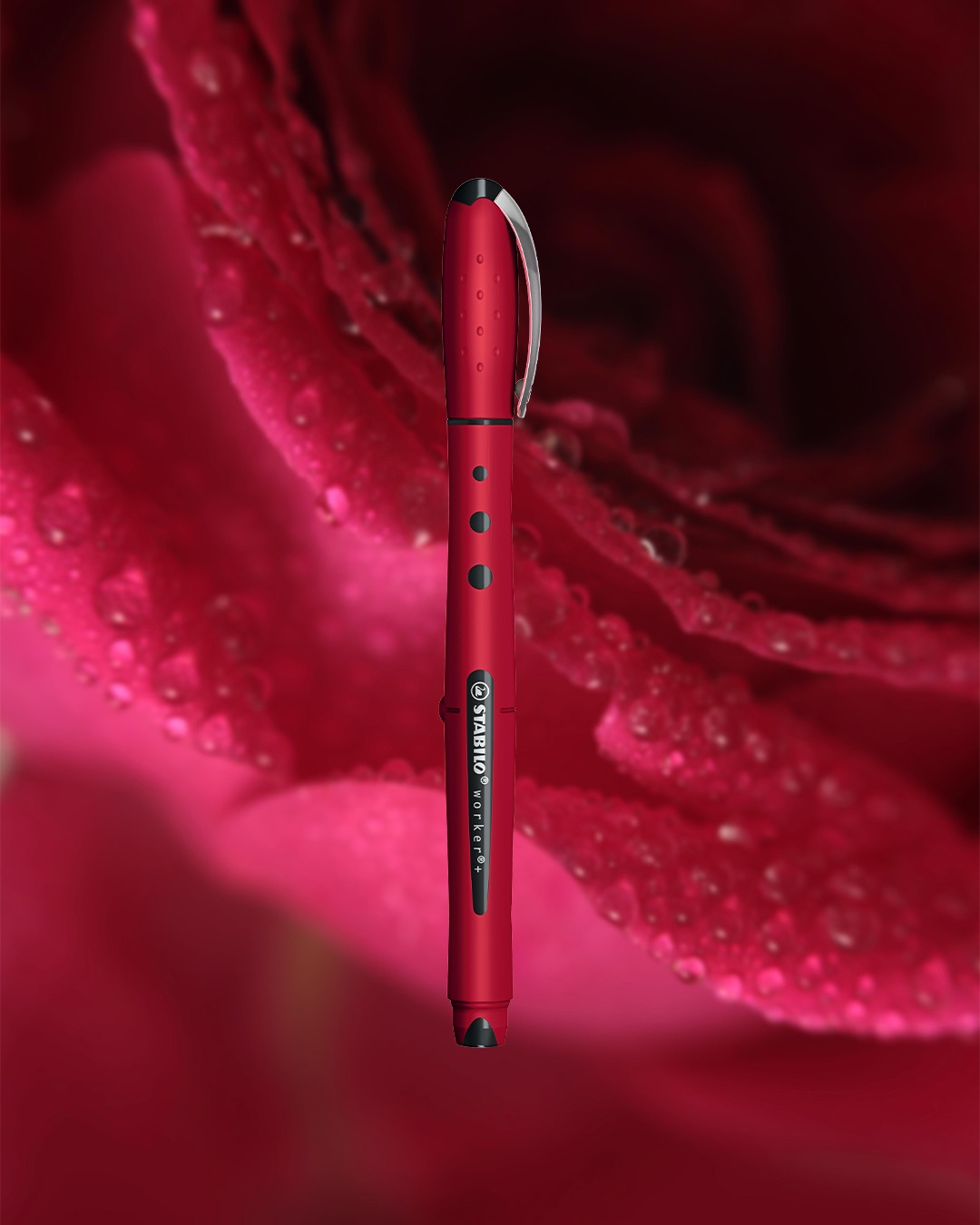 STABILO Facebook ad: Meet our STABILO worker+ Wildflower Edition.