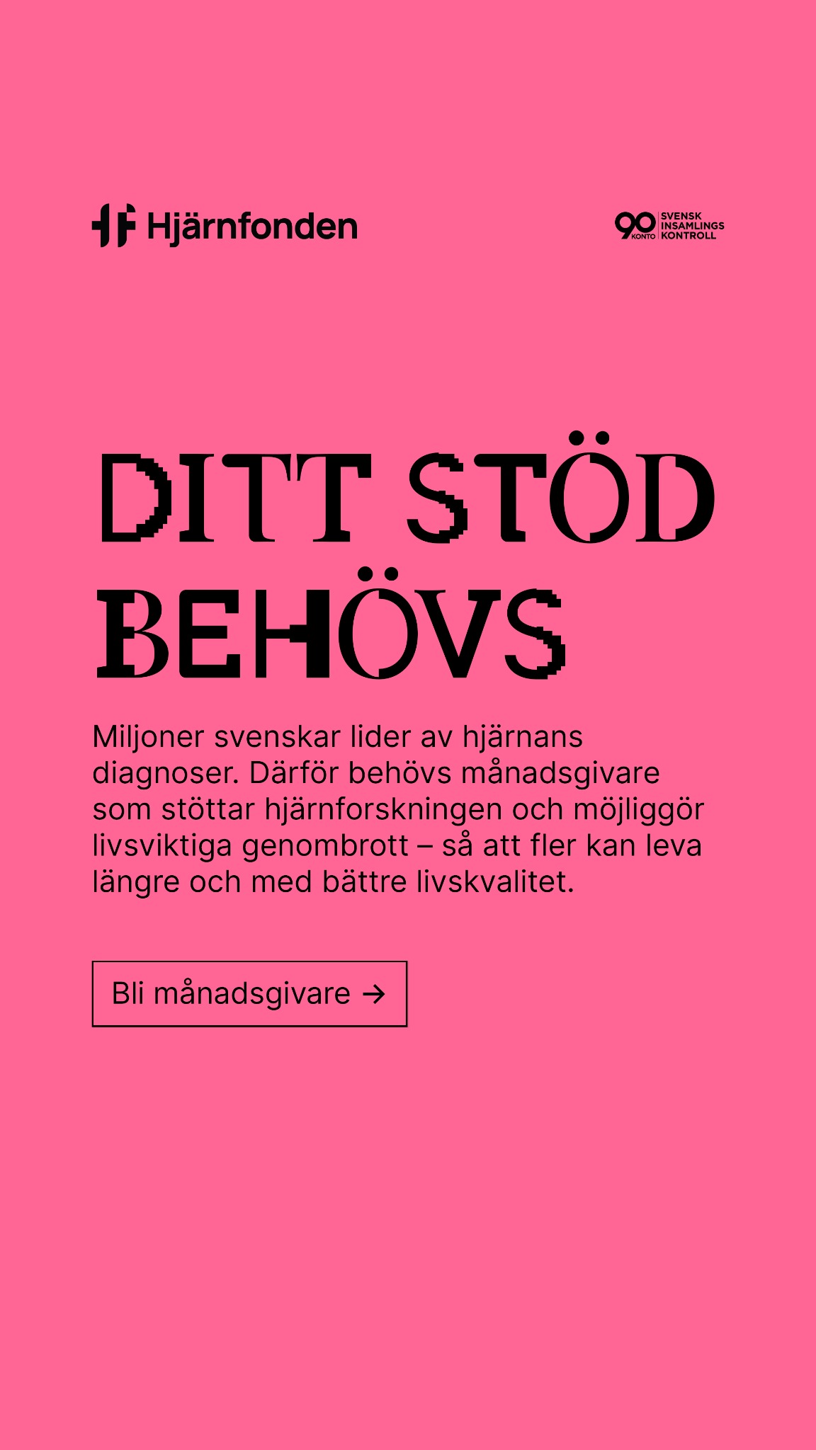 Hjärnfonden Facebook ad