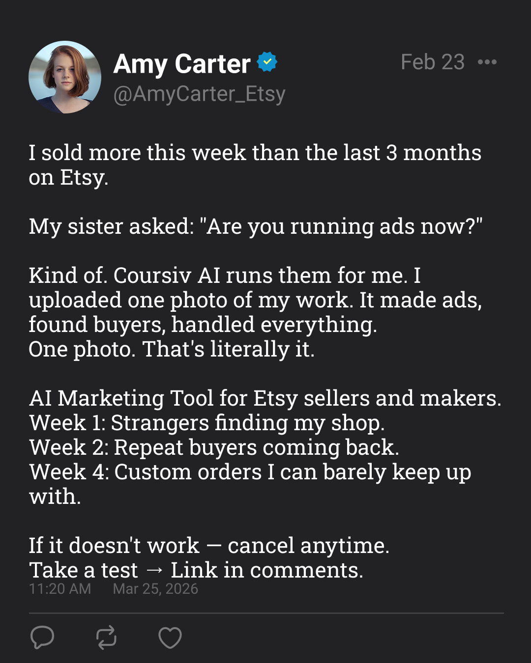 Practical AI Facebook ad