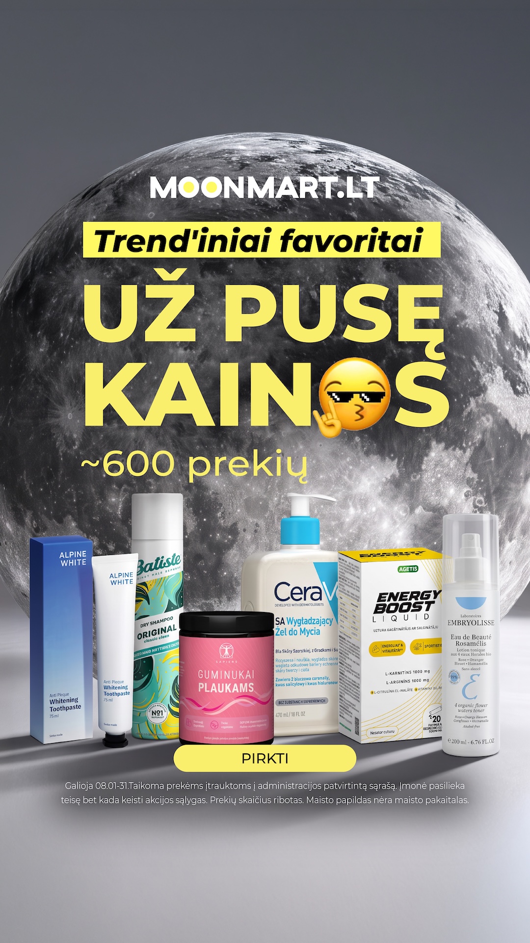 Moonmart LT Facebook ad from Aug 4, 2026