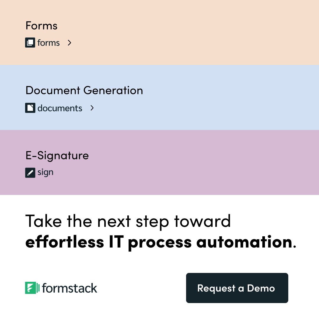 Intellistack Facebook ad: Automate Forms & Docs in Minutes, See Formstack in Action