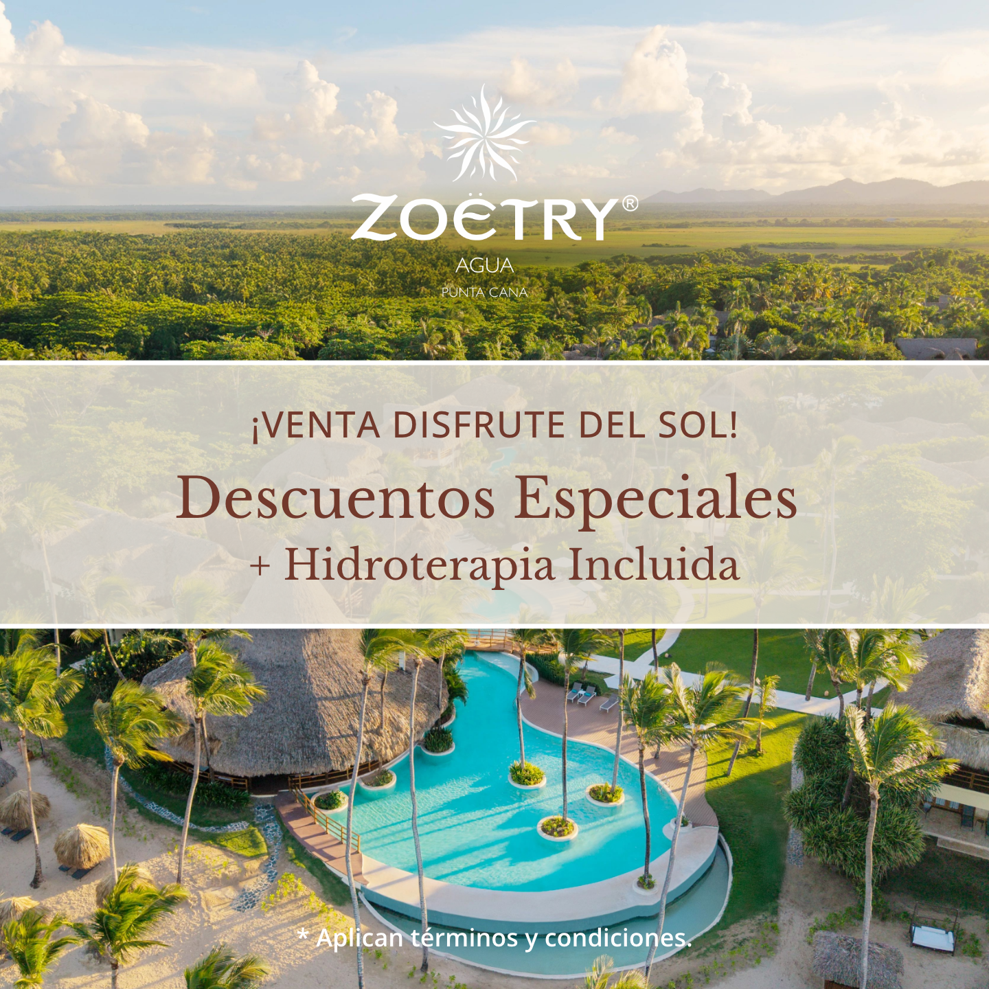Zoëtry Agua Punta Cana Facebook ad from May 4, 2026