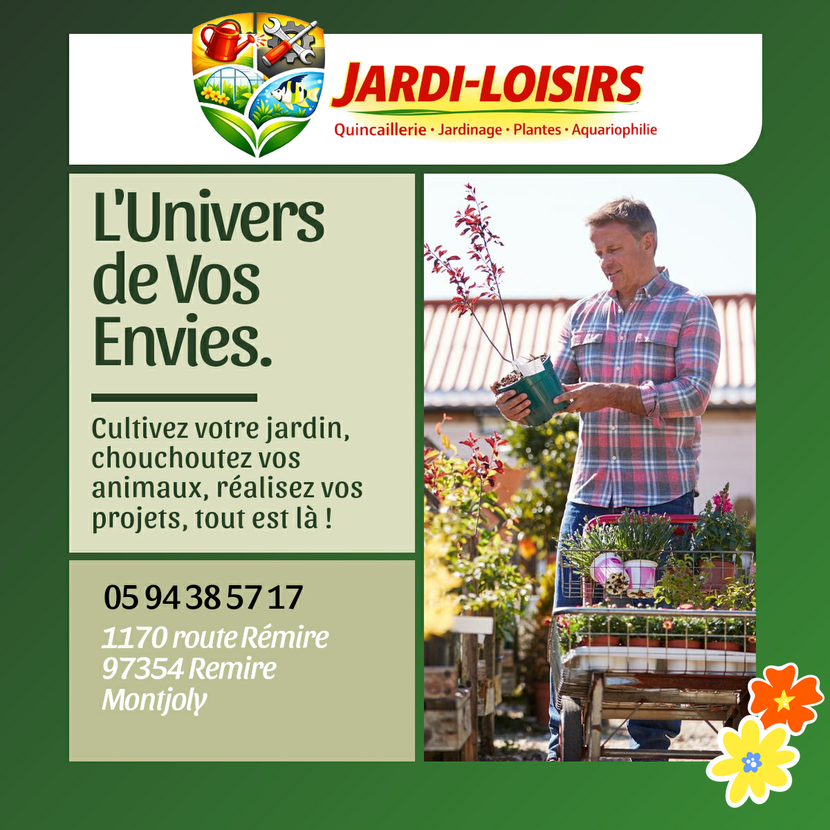 Jardi-Loisirs Facebook ad: Jardi-Loisirs Remire Montjoly - Jardinerie (adresse…