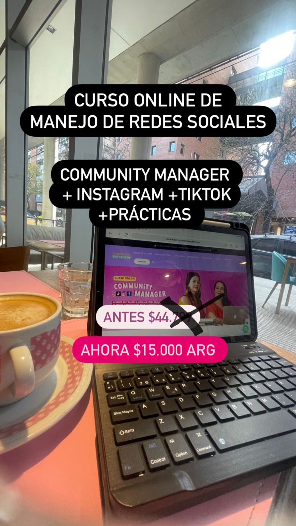 Mujeres que Emprenden Facebook ad