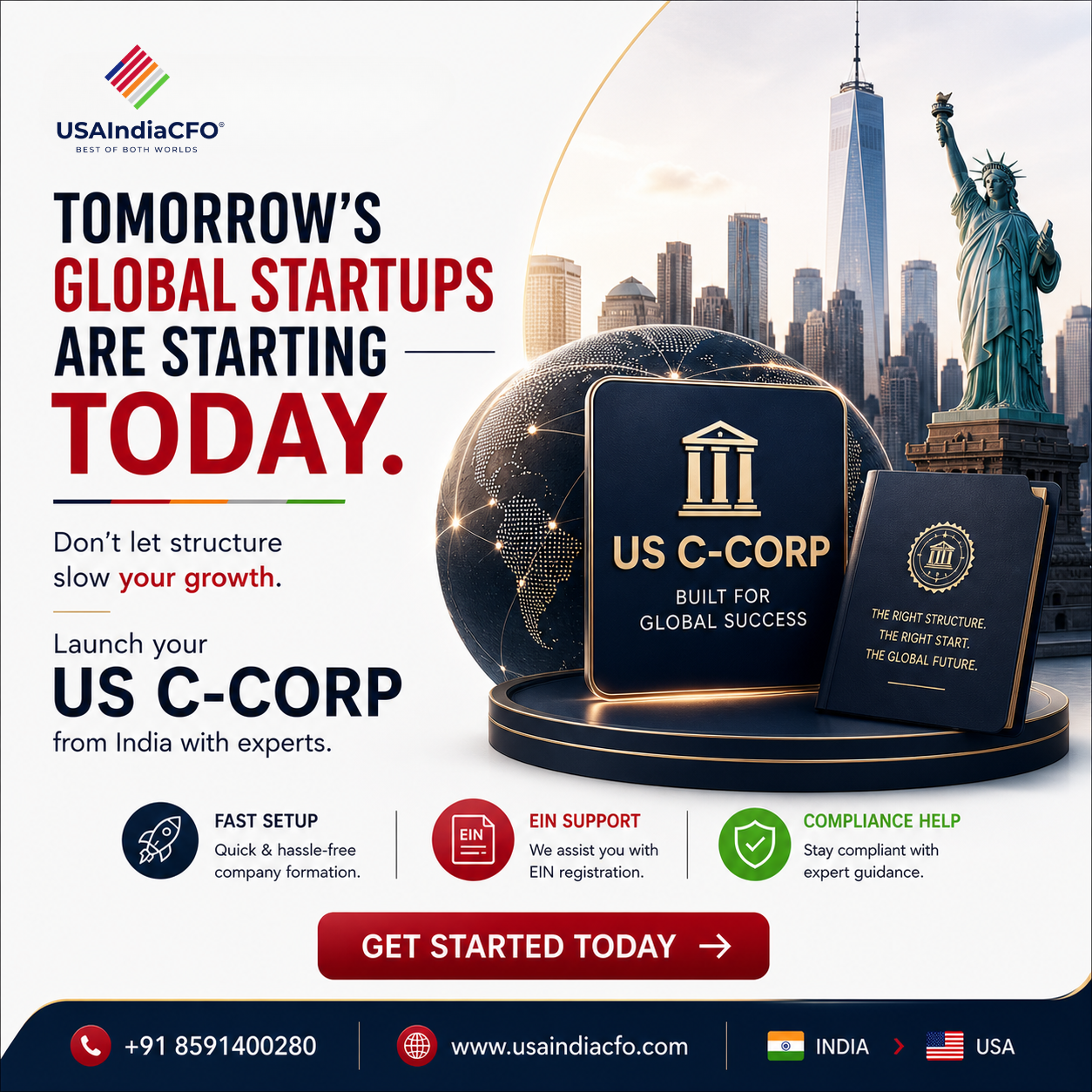 Usaindiacfo Facebook ad