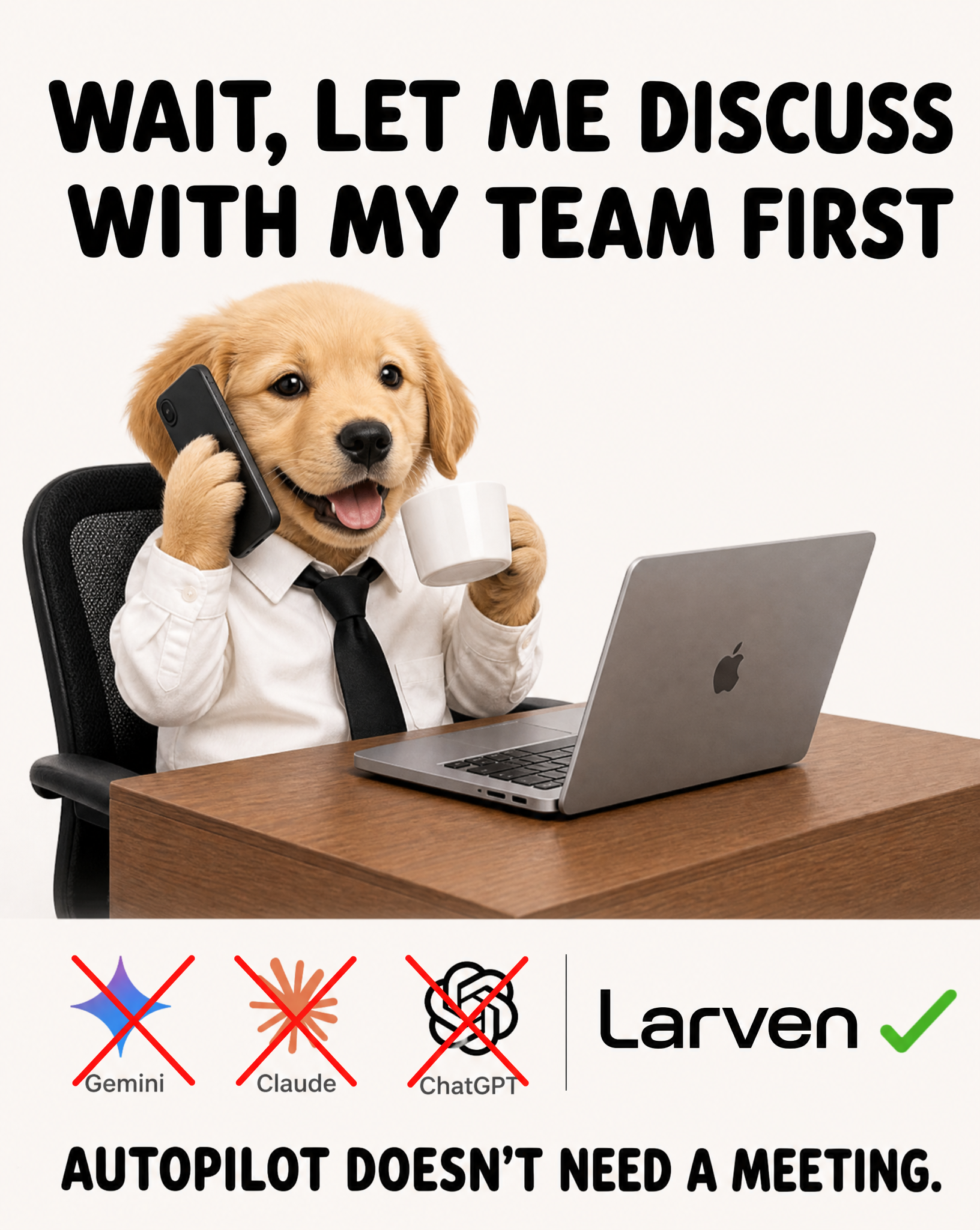 Larven AI Facebook ad
