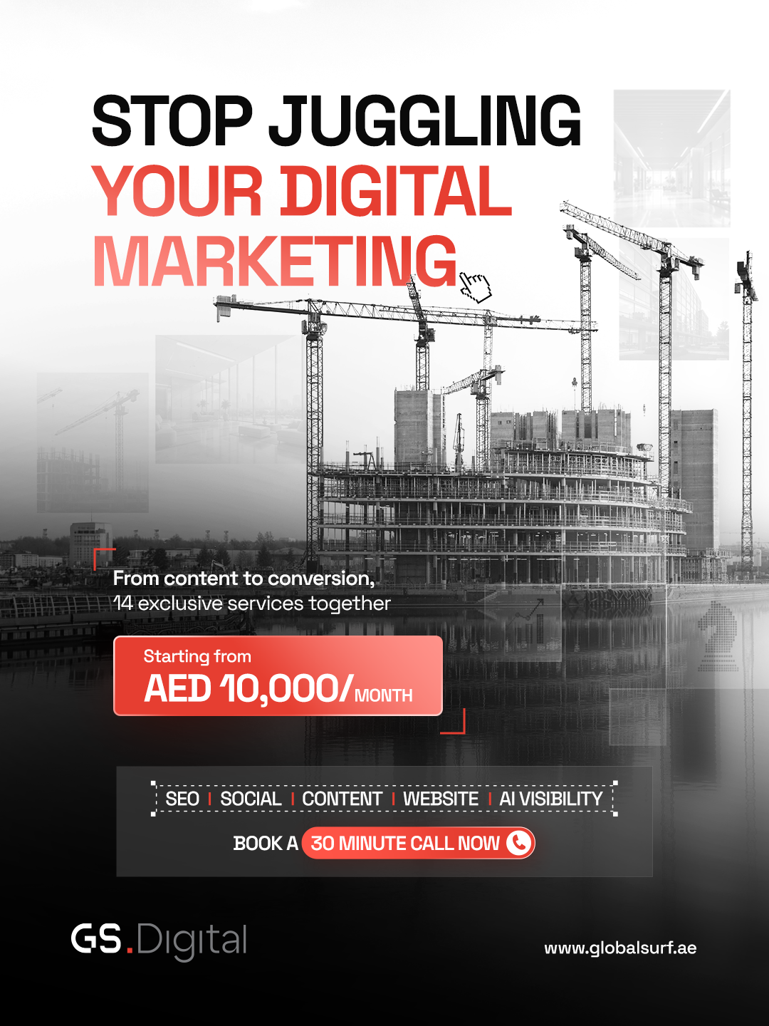 Global Surf Digital Facebook ad: Request a Free Audit