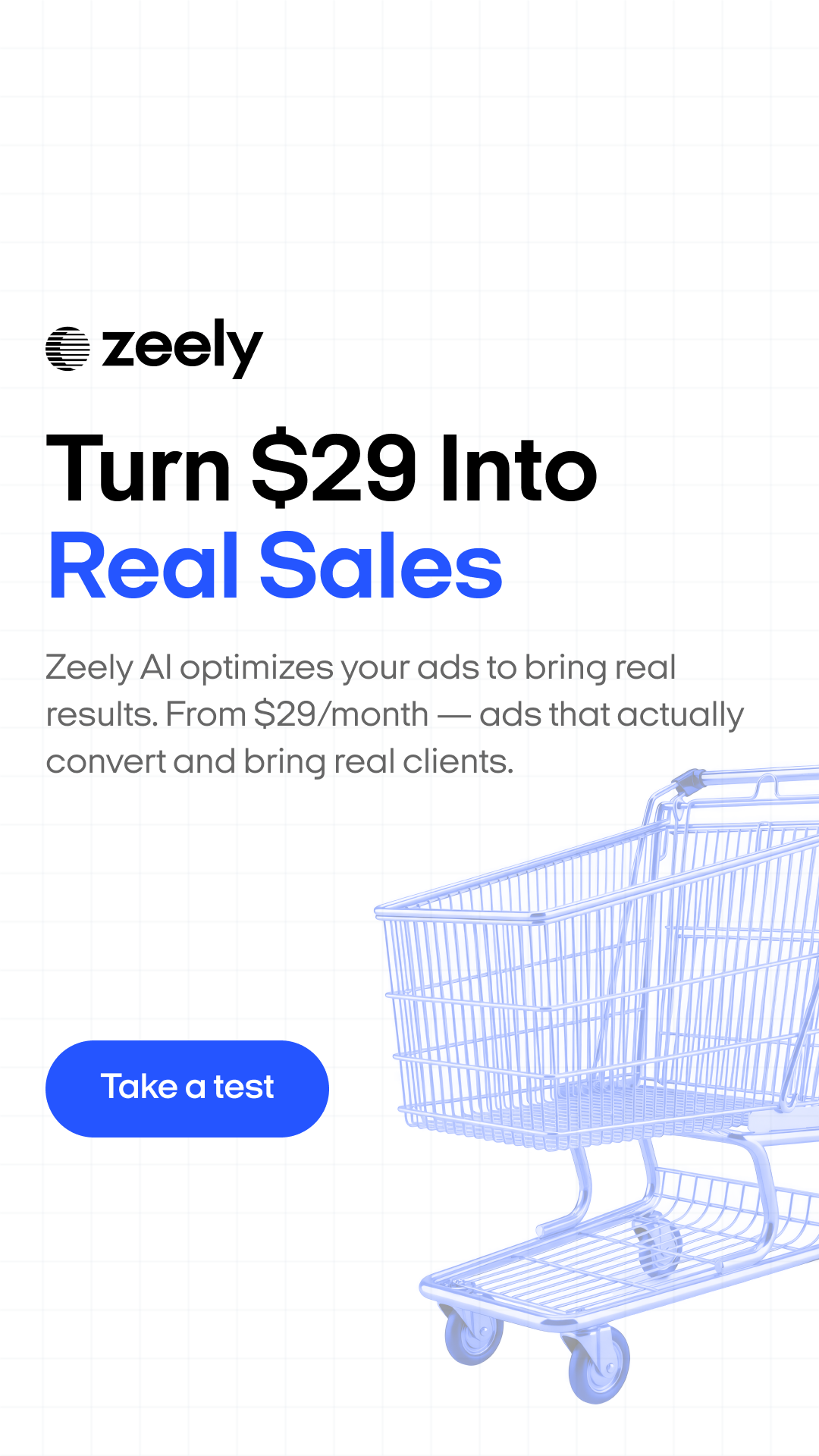 Zeely Facebook ad