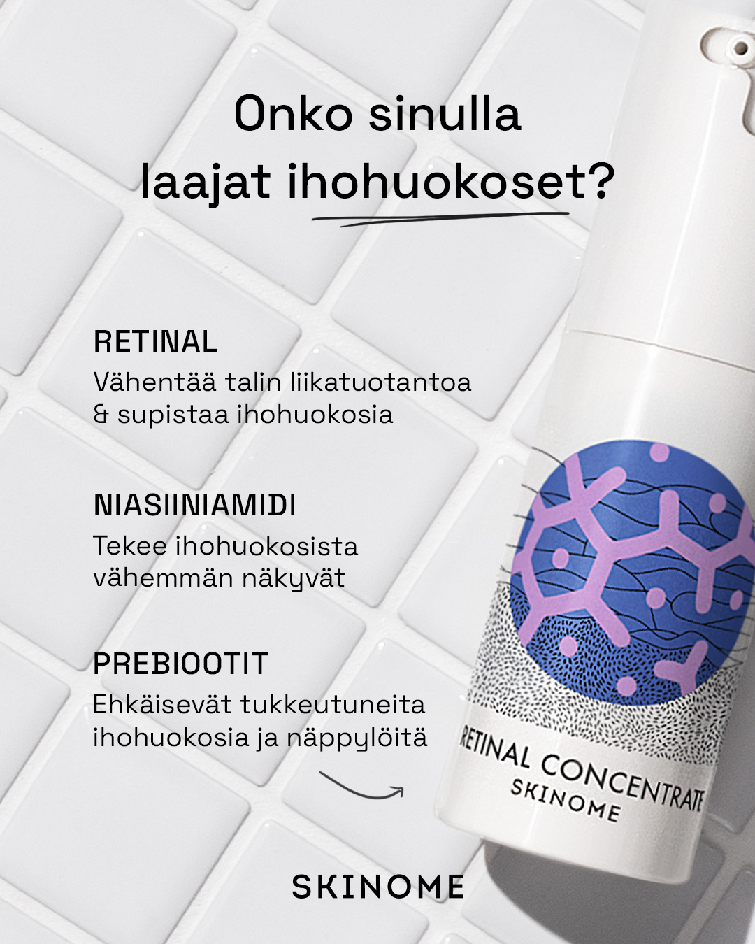 Skinome Facebook ad