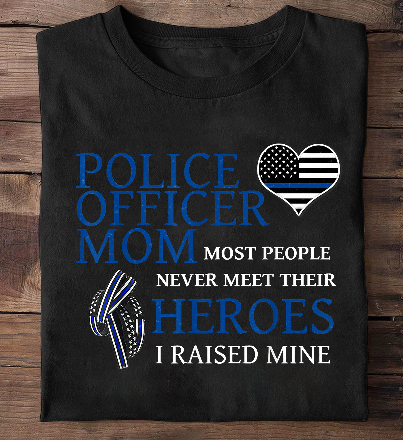 Heroes in Blue Facebook ad: Show your support for our brave police officers…