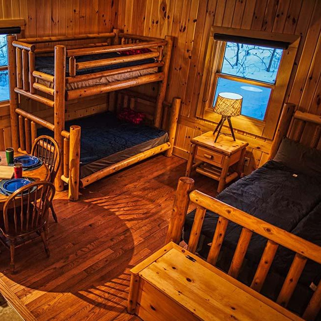 Log Furniture and More Facebook ad: Helping your create a luxurious accommodation, without…