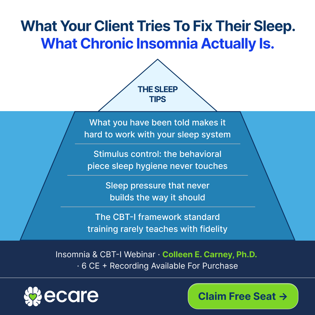 eCare Behavioral Health Institute Facebook ad