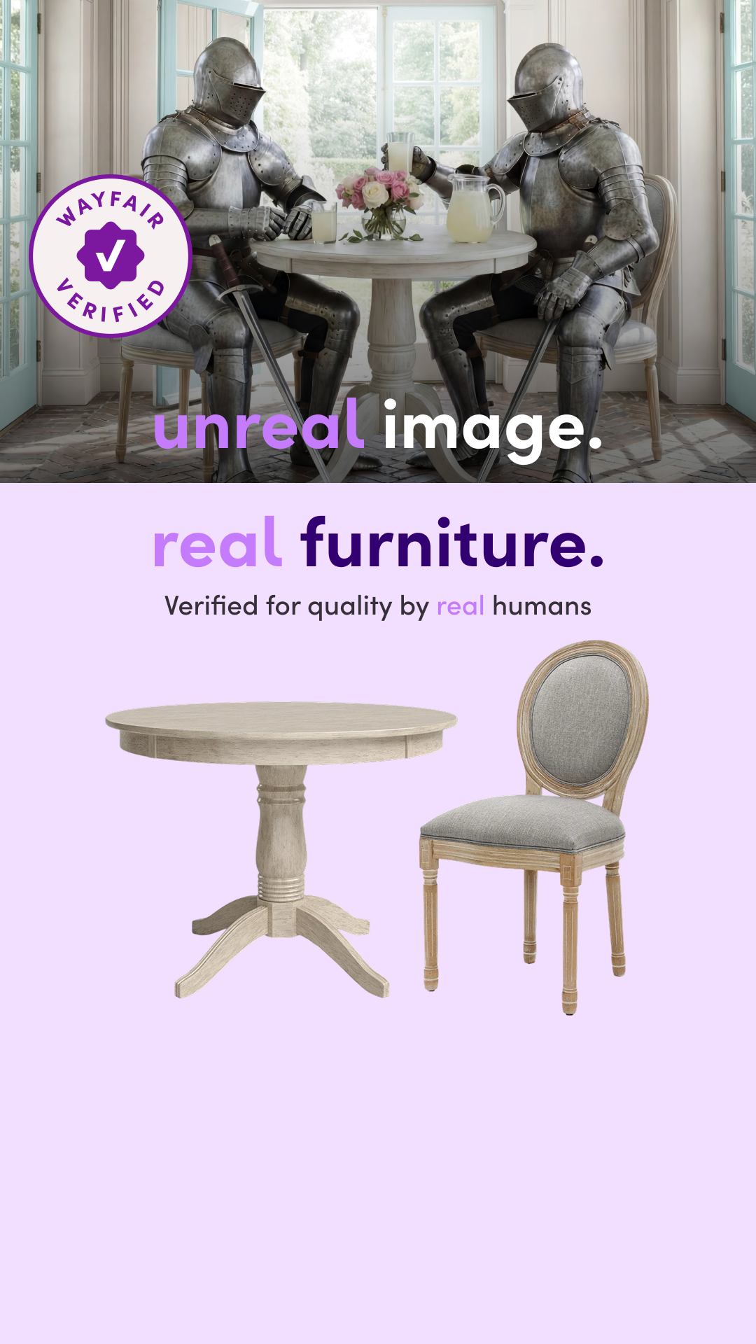 Wayfair Facebook ad