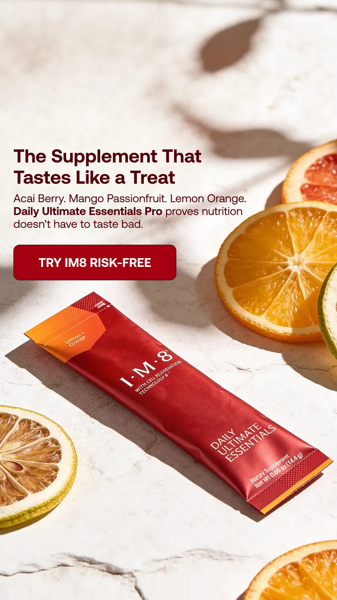 IM8 Health Facebook ad