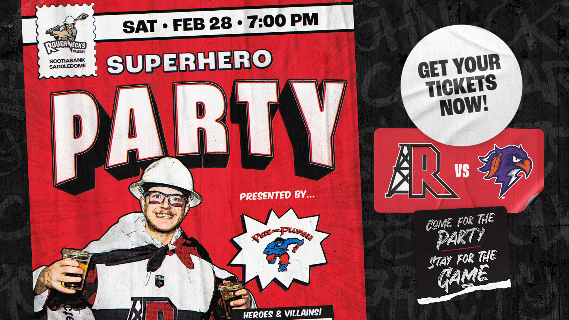 Calgary Roughnecks Facebook ad from Feb 16, 2026