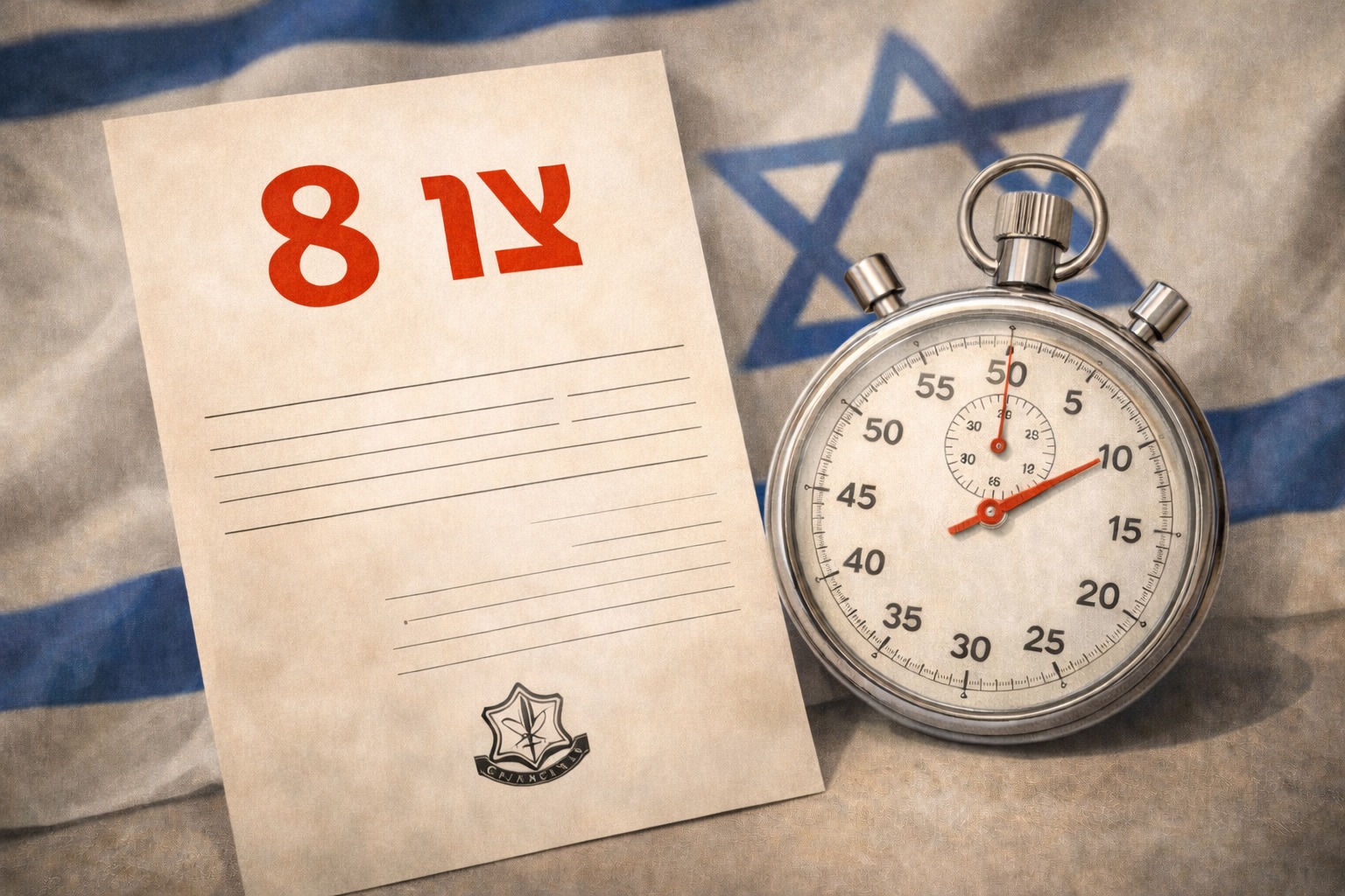 עורך דין צבאי - עוד מעין דודאי Facebook ad: צו 8 בזמן מלחמה זו לא עוד זימון…
