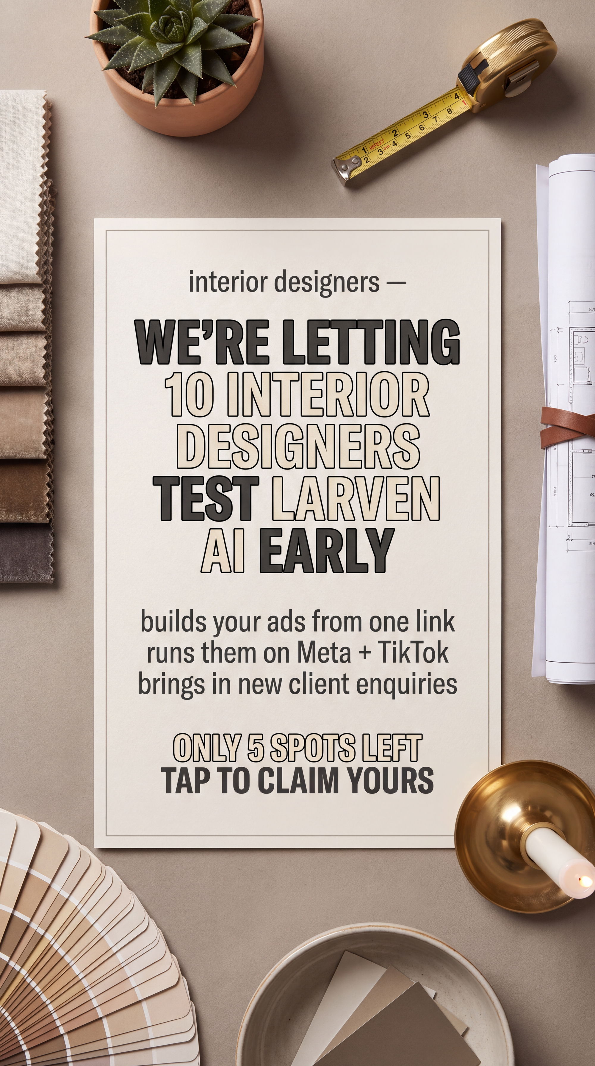 Larven AI Facebook ad