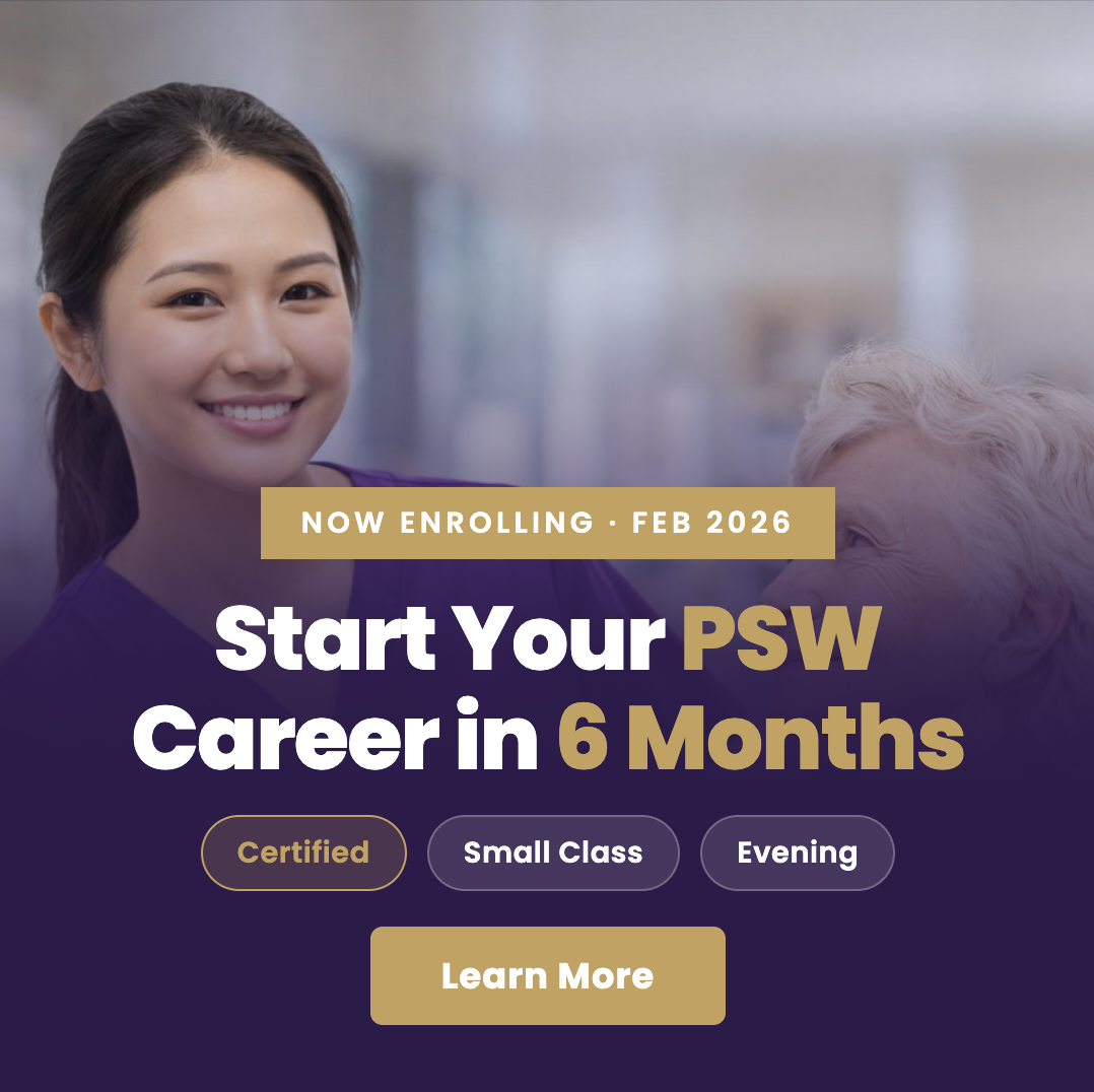 CanNorth College Facebook ad: Become a certified Personal Support Worker in just…