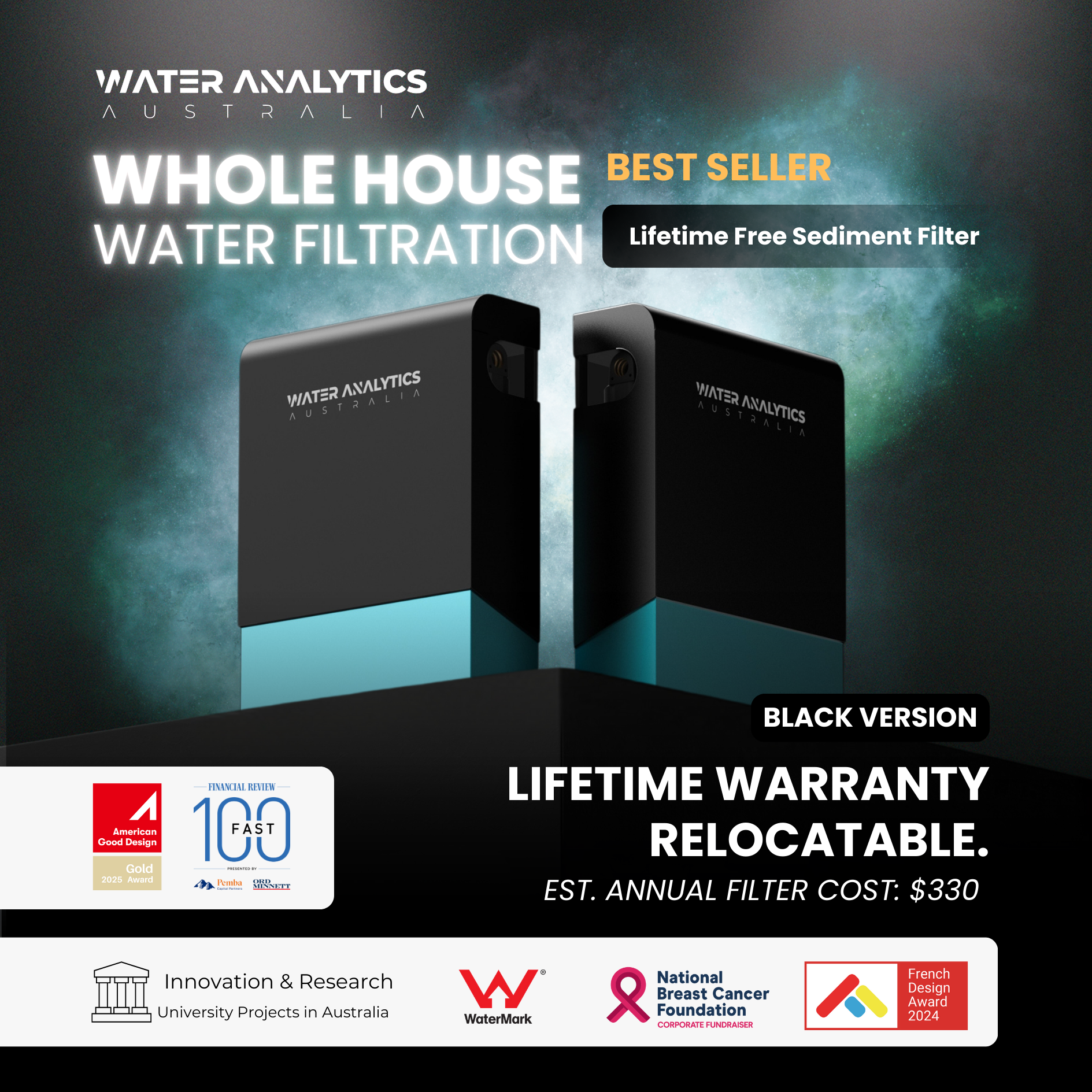 Water Analytics Australia - WAA Filtration Facebook ad