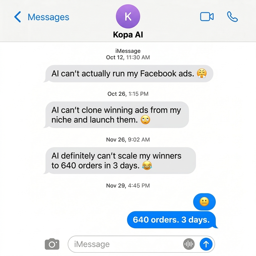 kopa.ai Facebook ad