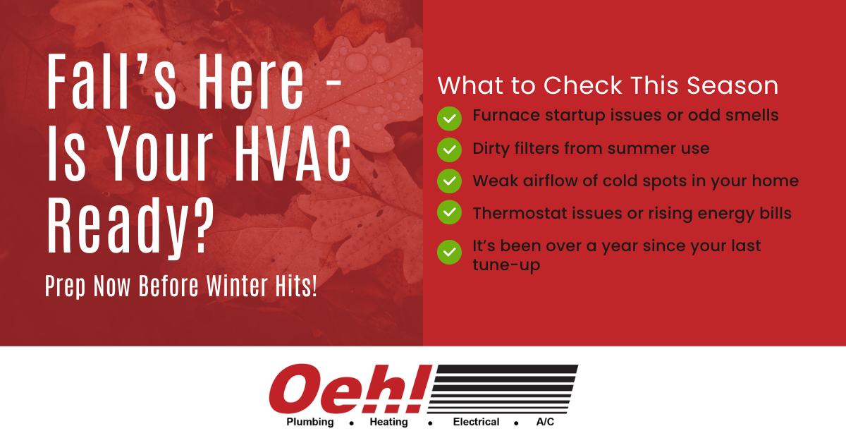 Oehl Plumbing, Heating, Electric & Air Conditioning, Inc. Facebook ad