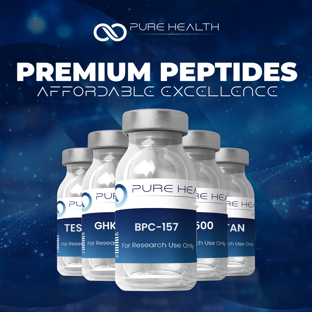 Pure Health Peptides Facebook ad from Nov 3, 2025