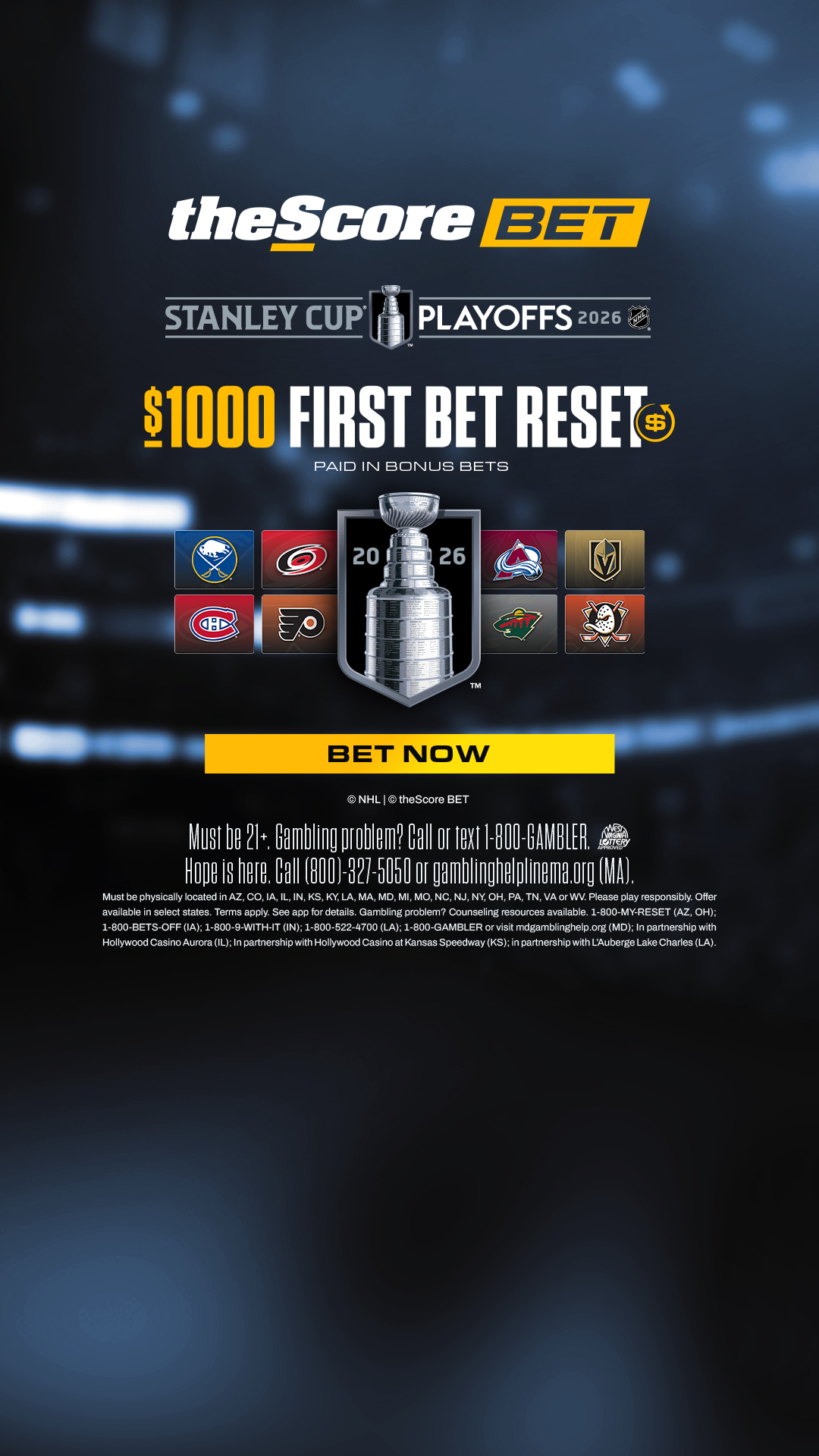 theScore Bet Facebook ad from May 4, 2026